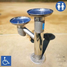 Font urbana INCLUSIVA per beure FX-02 inox